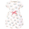 Touched by Nature Girls Organic Cotton Dress and Cardigan, Rainbows And Sunshine - 4 of 4