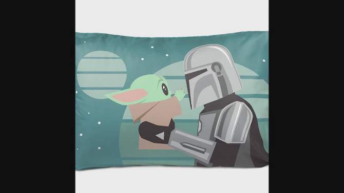 Star Wars: The Mandalorian The Child Kids&#39; Pillowcase, 2 of 6, play video