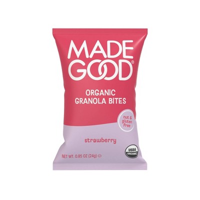 MadeGood Snack Bars Strawberry Granola Bites - 0.85oz