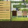 55"x38.5"W (2 Panels) Cedar Wood Privacy Screen, Outdoor Privacy Walls, Privacy Wood Fence, Air Conditioner Fence - 4 of 4