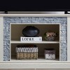 Lyngins 70" TV Stand with Faux Stacked Stone Design,Entertainment Center with Open Shelves,Console Table & Sideboard for Living Room,Kitchen - 4 of 4