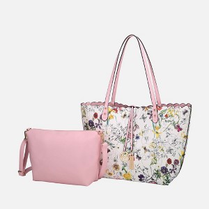 MKF Collection Danielle Reversible Shopper Tote Floral Bag, Crossbody Pouch Handbag Purse by Mia K - 1 of 4