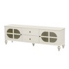 VYNXARIA Modern Minimalist TV Stand with Fluted Glass Doors - Stylish Entertainment Center for TVs up to 75 Inches - 4 of 4