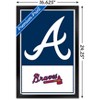 Trends International MLB Atlanta Braves - Logo 22 Framed Wall Poster Prints - 3 of 4