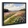 Stupell Industries Romance Walkway with Flowers Floating Frame Canvas Art - 2 of 4