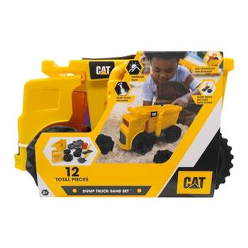 CAT Construction Mini Crew Road Roller Sand Set for Outdoor Play, Ages 5+