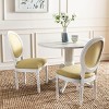 Holloway 19" H French Brasserie Oval Side Chair (Set of 2) - FOX6228 - Safavieh Couture - 4 of 4