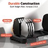 25LB/55LB Adjustable Dumbbells Set, 5LB to 25LB Dumbbell Pair,15LB to 55LB Weight Set of 2 - 4 of 4