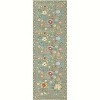 Boho Floral Rug, Washable Soft Low-Pile Non-Shedding Carpet for Living Room, Bedroom, Nursery, Kitchen, Dining, Indoor Use - 4 of 4