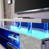 FONTOI TV Stands for Televisions up to 70", Gaming Entertainment Center Storage Console Table for Living room, Gray, 16"*21"*63" - 4 of 4