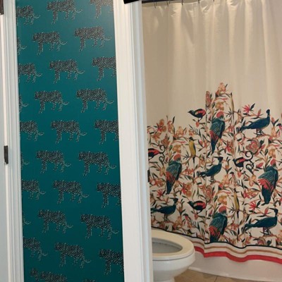 Panther Peel & Stick Wallpaper Green - Opalhouse™ : Target