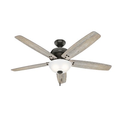 60" Reveille Ceiling Fan with Light Kit and Pull Chain (Includes LED Light Bulb) - Hunter Fan