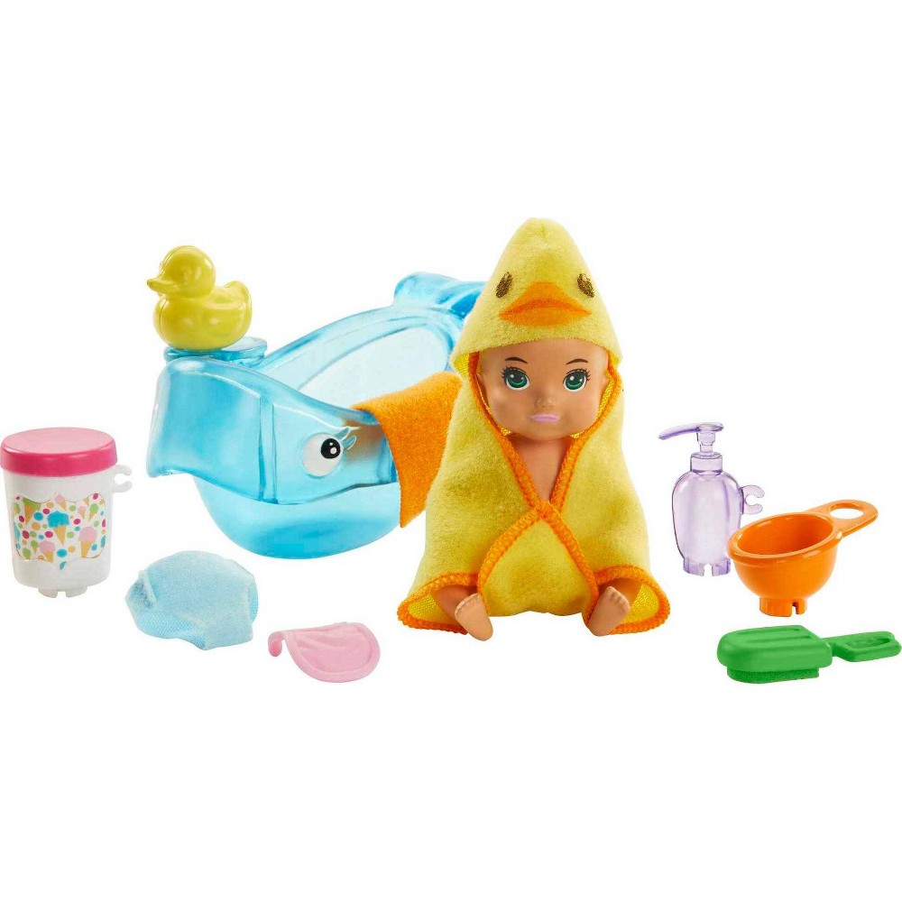 UPC 194735000159 product image for Barbie Skipper Babysitters Inc. Feeding and Bath-Time Playset | upcitemdb.com