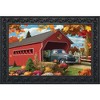Briarwood Lane Fall Doormat 30x18 Indoor Outdoor Harvest Bridge Autumn For Fall Doormat - 2 of 4