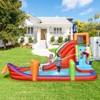 Tangkula Pirate-Themed Inflatable Kids Water Slide w/ Splash Pool & Climb Wall Indoor Outdoor Water Jumping Castle (without Blower) - 3 of 4