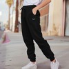 Dalix Butterfly Embroidered Jogger Pant Soft Fleece Relaxed Fit Lounge Womens - 4 of 4