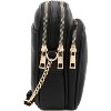 Paaaawaters FashionPuzzle Multi Pocket PU Leather Casual Medium Crossbody Bag with Adjustable Strap - 3 of 4