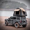 VisioGear Patio Camping Tents, Foldable Car Roof Top Tent without Ladder, Portable Camping Tent for Truck, Brown, 82.6"*55.1"*55.1" - 4 of 4