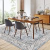 Coucheta Vintage Washable Area Rug – Distressed Non-Slip Rug, Ultra-Thin Stain-Resistant Carpet for Living Room & Entryway - 3 of 4
