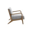 Sapphtopaz Wood Accent Chair Lounge Chairs Mid-Backrest Upholstered Armchair Mid Century Modern Comfy Chair for Living Room, Bedroom, Nursery - 3 of 4