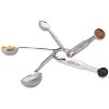 YBM Home 5-Piece Stainless Steel Stackable Measuring Spoons, Measurement Dry or Liquid Ingredients, For Cooking & Baking - 2 of 3
