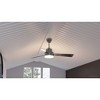 Urban Ambiance Luxury Modern Indoor Ceiling Fan,  15.8"H x 52"W,  Brushed Nickel, UHP9210 - 3 of 4