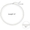 BRINJOY Pearl necklace, exquisite round imitation pearl necklace, wedding pearl necklace, exquisite women's jewelry - 4 of 4