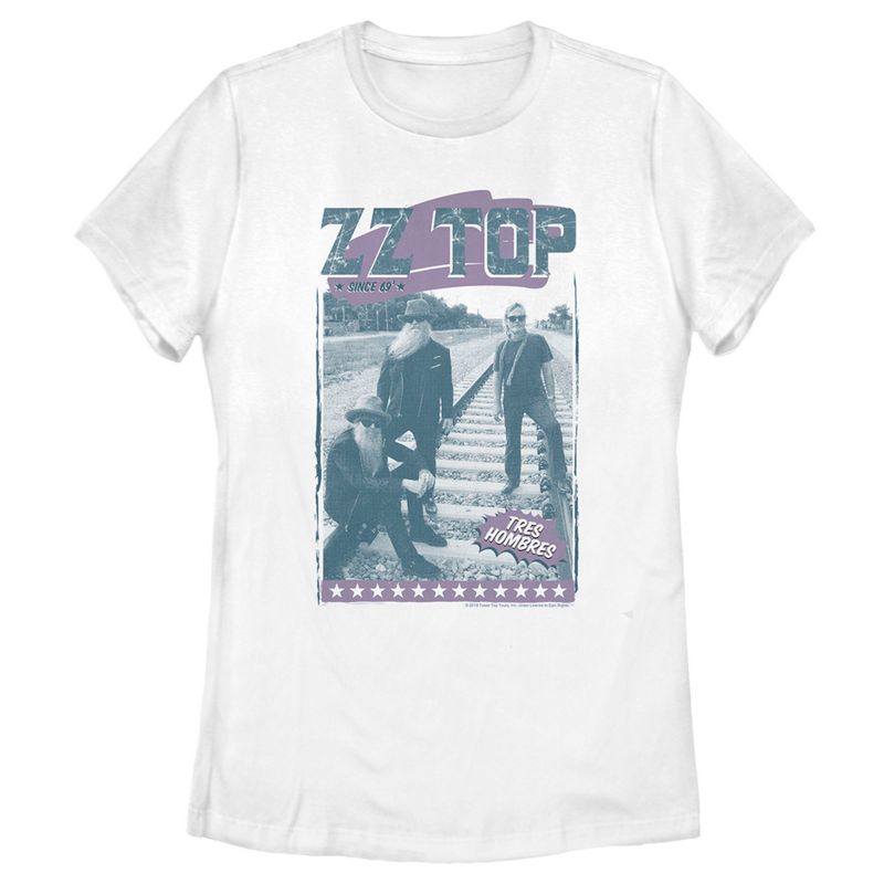 Women's ZZ TOP Railroads T-Shirt, 1 of 5