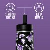 NBA Sacramento Kings 14oz Kids Stainless Steel Water Bottle With Straw Lid and Flexible Handle - 4 of 4