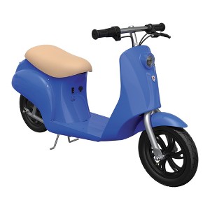 Razor Pocket Mod Miniature Euro-Style Electric Scooter for Ages 8+, Bistro-Blue - 1 of 4