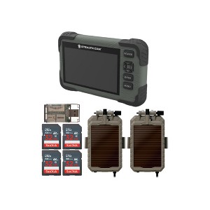 Stealth Cam Mounting Post for Camera& Solar Pak with Card Viewer 32GB Memory Cards and Card Reader (2 Pack) - 1 of 4