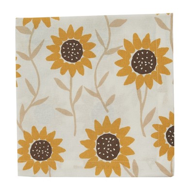 Split P Sunflower Print Napkin Set - Yellow