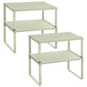 SONGMICS Spice Rack, Cabinet Shelf Organizers, Shelf Organizer, Countertop Organizer, Set of 4 Metal Kitchen Counter Shelves - 1 of 4