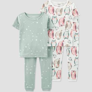 Toddler Girls' 4pc Afro Unicorn Striped Snug Fit Pajama Set - Pink 12m :  Target