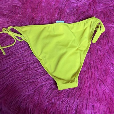 Women's Side-tie Cheeky Bikini Bottom - Shade & Shore™ Yellow Xl : Target