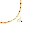 Ross-Simons Italian Multicolored Murano Glass Floral Bead Necklace With 18kt Gold Over Sterling Size 18 - 3 of 4