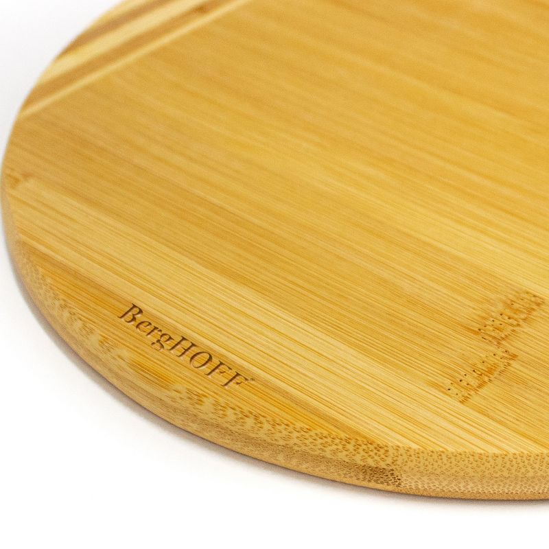 BergHOFF Bamboo Round Cutting Board, Striped, 11.8"x0.6", 4 of 5