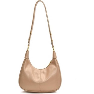 Small Hobo Bags for Women Retro Crescent Shoulder Purse Fall Soft Crossbody Handbag - 1 of 4