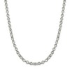 Black Bow Jewelry 6.75mm Sterling Silver Solid Belcher (Rolo) Chain Necklace - 3 of 4