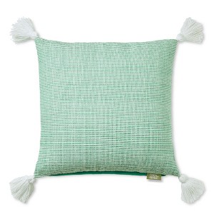 TOWN & COUNTRY TERRA Alara Ribbed Texture Handcrafted Indoor Outdoor Decorative Pillow - 1 of 4
