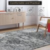 Coolmee Vintage Medallion Runner Rug, Thin Low Pile Retro Carpet with Non-Slip TRP Backing for Hallway, Kitchen, Stain Resistant & Foldable - 4 of 4