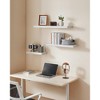 VASAGLE Set of 2 Vintage Floating Wall Shelves - 23.6 InchPerfect for Photos and Decorations - 3 of 4