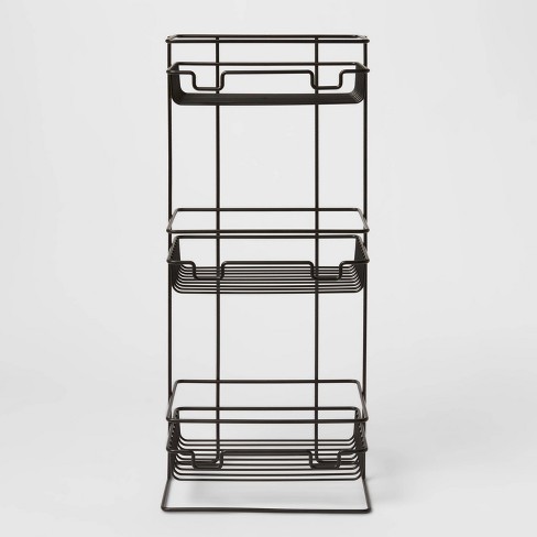 3 Tier Round Wire Shower Storage Tower - Made By Design™ : Target