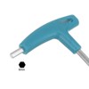 Unique Bargains Chrome Finish Repair Tool Extra Long Arm T-Handle Hex Key Wrench - 3 of 4