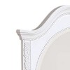 Royal Hampton Dresser Mirror, 42 Inch Carved Frame, Classic White Solid Wood - 4 of 4