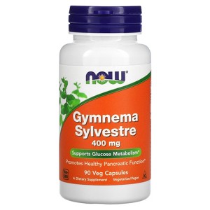 NOW Foods Gymnema Sylvestre, 400 mg, 90 Veg Capsules - 1 of 4