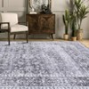 Washable Area Rug Non Slip Low Pile Rug Vintage Floral Rug - 3 of 4