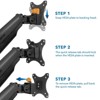 Mount-It! Replacement Monitor VESA Plate | 33 Lbs. Weight Capacity | Fits VESA patterns of 75 x 75 mm or 100 x 100 mm | Black - 4 of 4