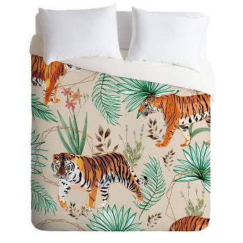 83 Oranges Tropical and Tigers Comforter Set - Deny Designs