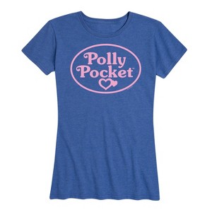 Women's - Polly Pocket - Polly Pocket Pink Logo Short Sleeve Graphic T-Shirt - 1 of 4